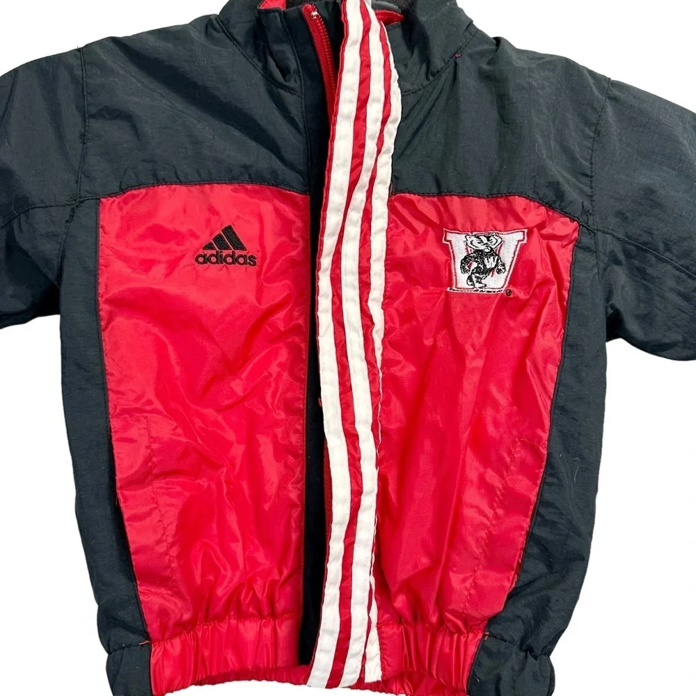 Vintage Adidas Wisconsin Badgers Track Jacket